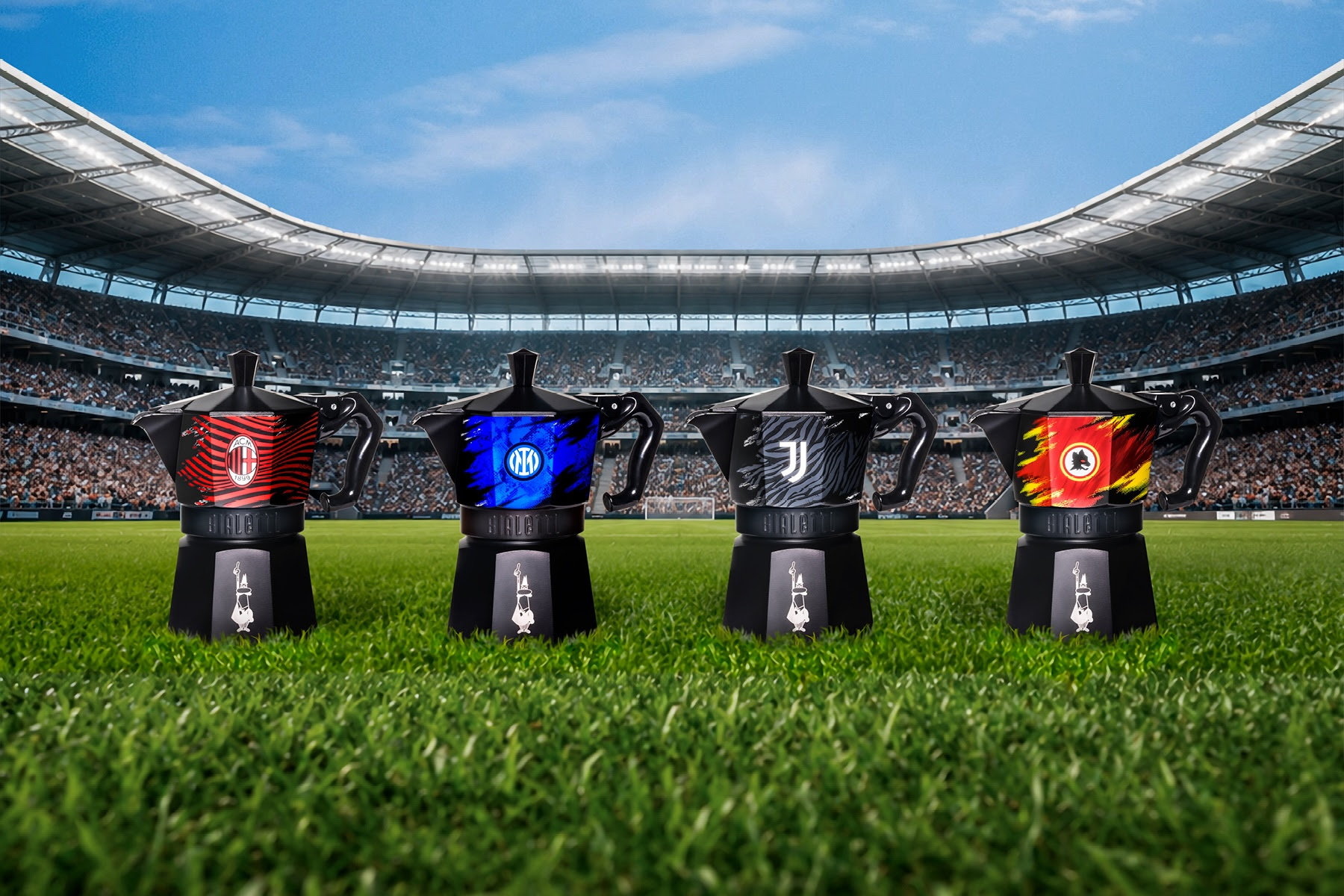 Il rito della Moka incontrala passione per il calcio